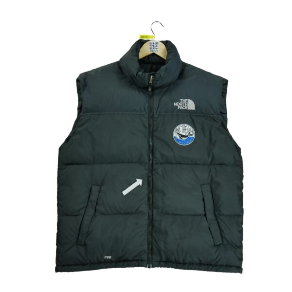 Doudoune homme sans manches noir The North Face Col Montant