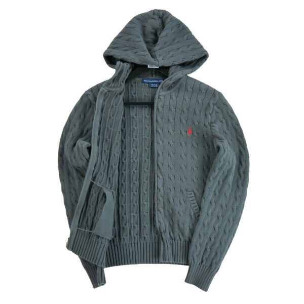 Gilet enfant manches longues gris Polo Ralph Lauren Col Rond