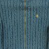 Gilet femme manches longues bleu Polo Ralph Lauren Col Montant