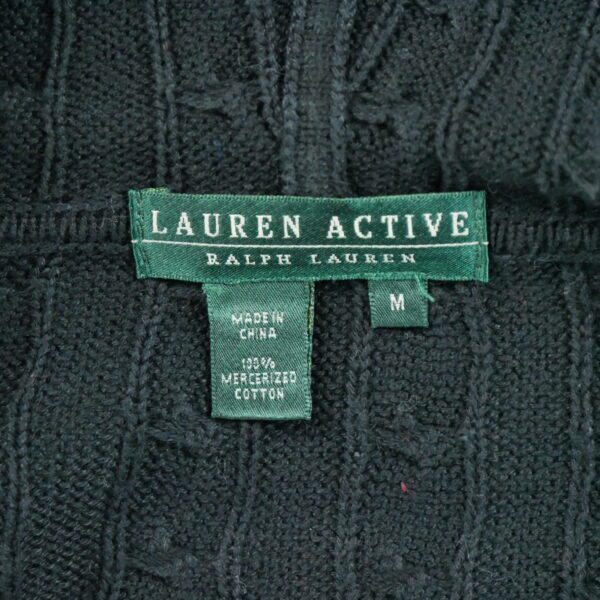 Gilet femme manches longues noir Polo Ralph Lauren Col Rond