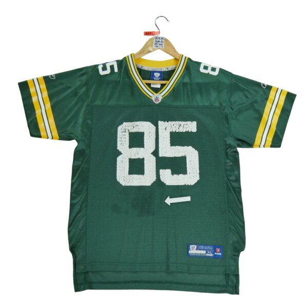 Maillot manches courtes enfant vert Reebok Equipe Green Bay Packers