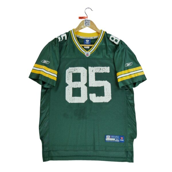 Maillot manches courtes enfant vert Reebok Equipe Green Bay Packers