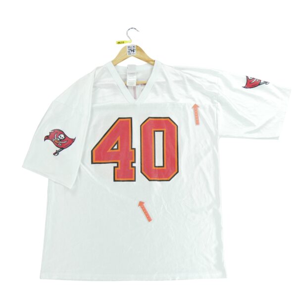 Maillot manches courtes homme blanc NFL Equipe Tampa Bay Buccaneers