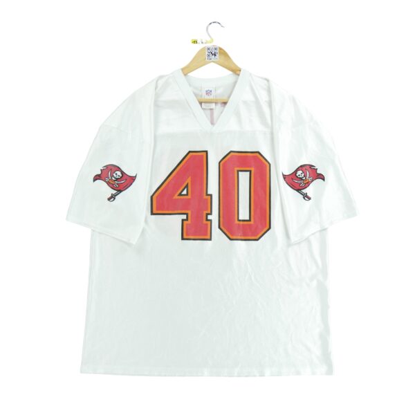 Maillot manches courtes homme blanc NFL Equipe Tampa Bay Buccaneers