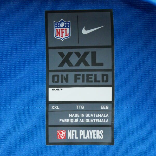 Maillot manches courtes homme bleu Nike Equipe Detroit Lions