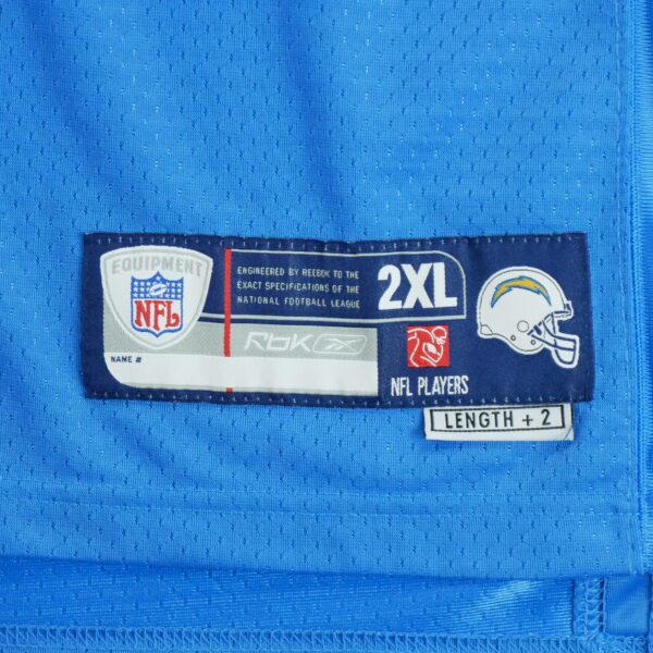 Maillot manches courtes homme bleu Reebok Equipe Los Angeles Chargers QWE1134