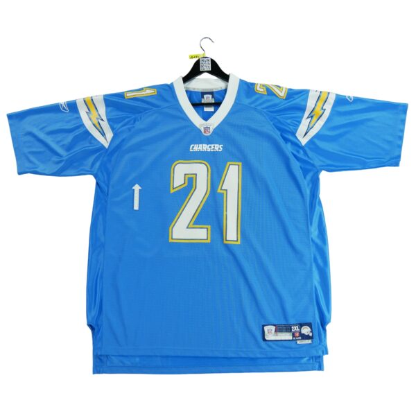 Maillot manches courtes homme bleu Reebok Equipe Los Angeles Chargers QWE1134