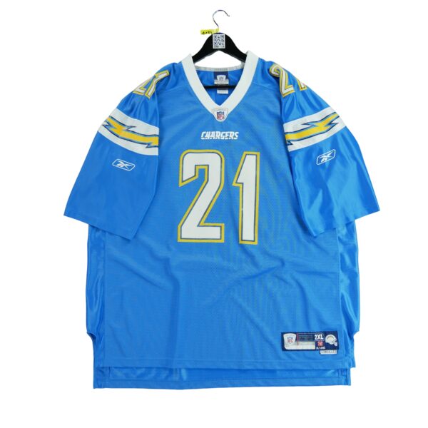 Maillot manches courtes homme bleu Reebok Equipe Los Angeles Chargers QWE1134
