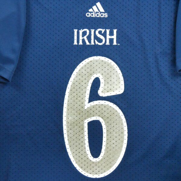 Maillot manches courtes homme marine Adidas Equipe Notre Dame