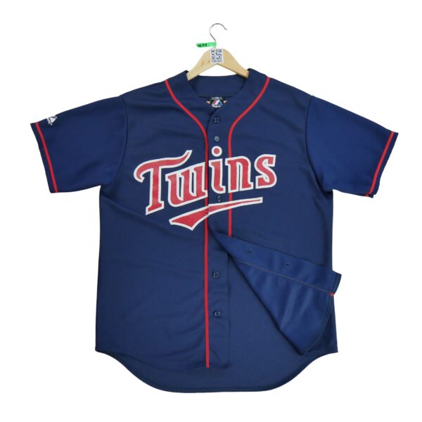 Maillot manches courtes homme marine Majestic Equipe Minnesota Twins