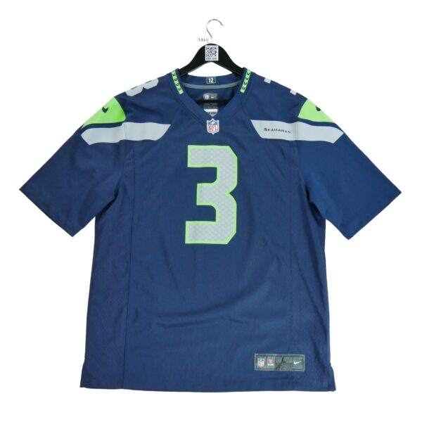 Maillot manches courtes homme marine Nike Equipe Seattle Seahawks QWE3849