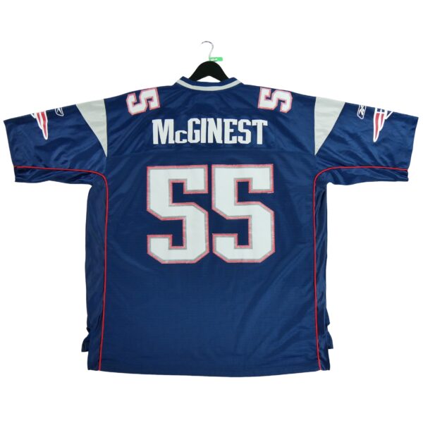 Maillot manches courtes homme marine Reebok Equipe New England Patriots QWE0145