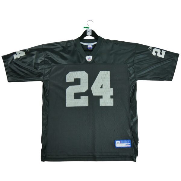 Maillot manches courtes homme noir Reebok Equipe Oakland Raiders QWE0300