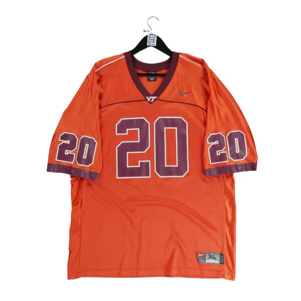 Maillot manches courtes homme orange Nike Equipe Virginia Tech QWE3048