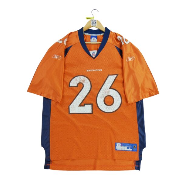Maillot manches courtes homme orange Reebok Equipe Denver Broncos