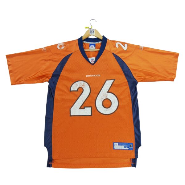 Maillot manches courtes homme orange Reebok Equipe Denver Broncos