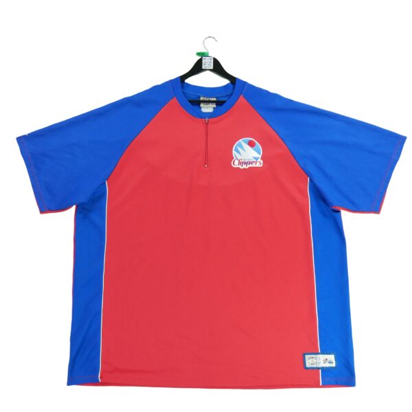 Maillot manches courtes homme rouge NBA Equipe Los Angeles Clippers QWE0440