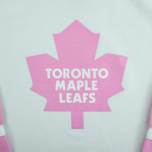 Maillot manches longues femme blanc NHL Equipe Toronto Maple Leafs QWE0219