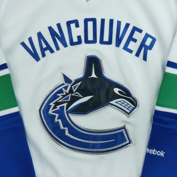 Maillot manches longues homme blanc Reebok Equipe Canucks de Vancouver