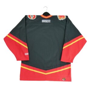 Maillot manches longues homme noir CCM Equipe Calgary Flames QWE3383