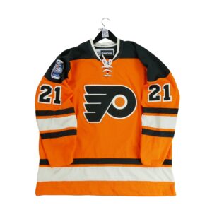 Maillot manches longues homme orange Reebok Equipe Philadelphie Flyers QWE3303