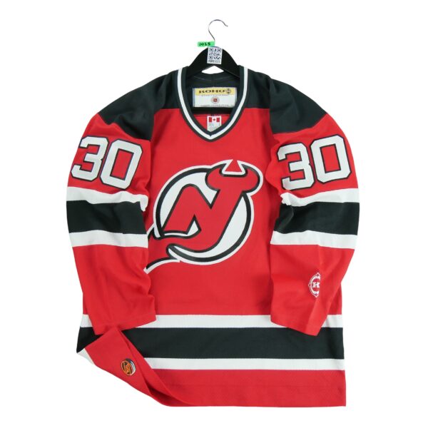 Maillot manches longues homme rouge NHL Equipe New Jersey Devils QWE0025