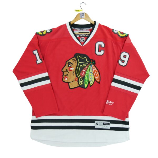 Maillot manches longues homme rouge Reebok Equipe Chicago Blackhawks