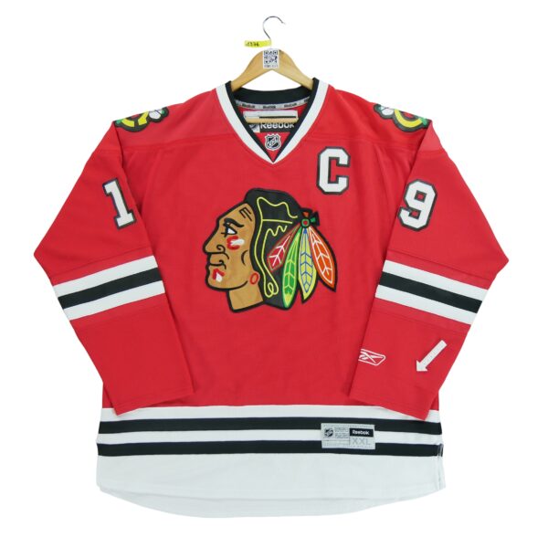 Maillot manches longues homme rouge Reebok Equipe Chicago Blackhawks