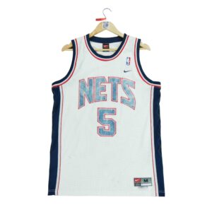 Maillot sans manches homme blanc Nike Equipe Brooklyn Nets