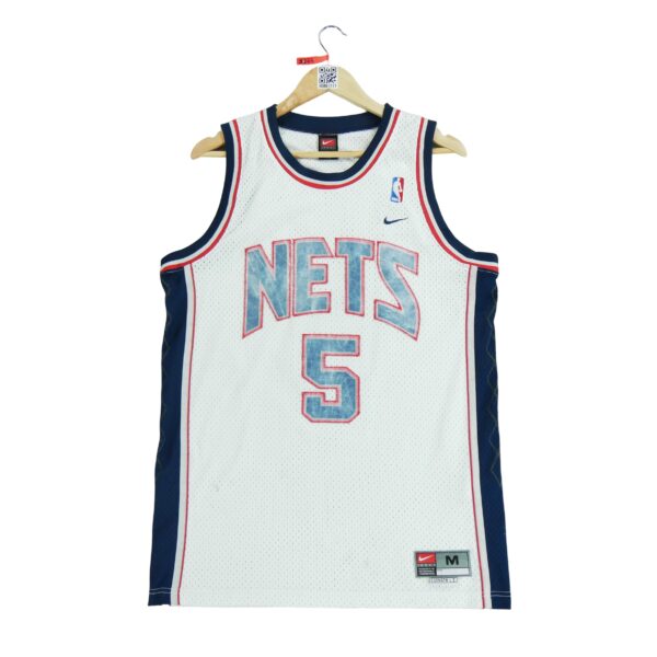 Maillot sans manches homme blanc Nike Equipe Brooklyn Nets
