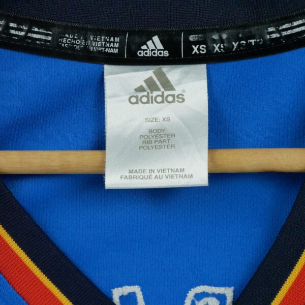 Maillot sans manches homme bleu Adidas Equipe Oklahoma City Thunder