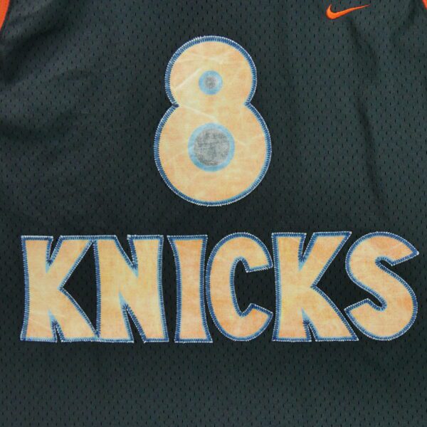 Maillot sans manches homme noir Nike Equipe New York Knicks QWE0062