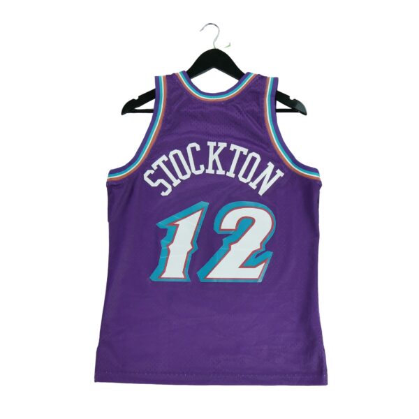 Maillot sans manches homme violet Mitchell and Ness Equipe Utah Jazz QWE0130