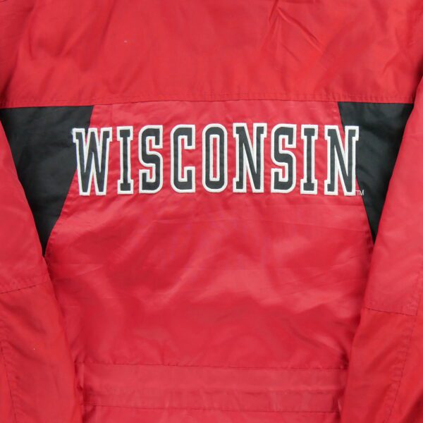 Parka homme manches longues rouge Reebok Equipe Wisconsin