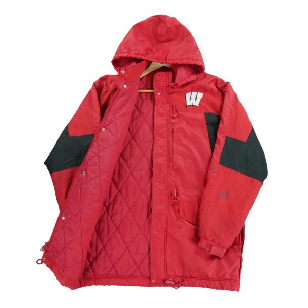 Parka homme manches longues rouge Reebok Equipe Wisconsin