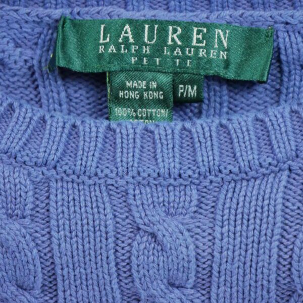 Pull enfant manches longues violet Polo Ralph Lauren Col Rond