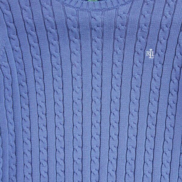 Pull enfant manches longues violet Polo Ralph Lauren Col Rond