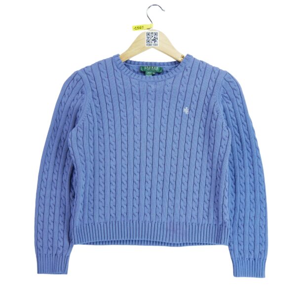 Pull enfant manches longues violet Polo Ralph Lauren Col Rond