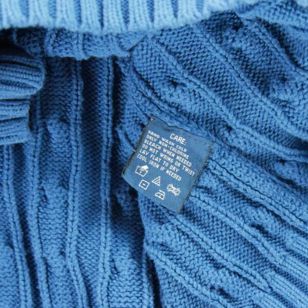 Pull femme manches longues bleu Polo Ralph Lauren Col Rond