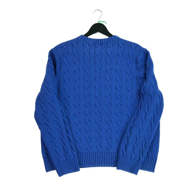 Pull femme manches longues bleu Polo Ralph Lauren Col Rond
