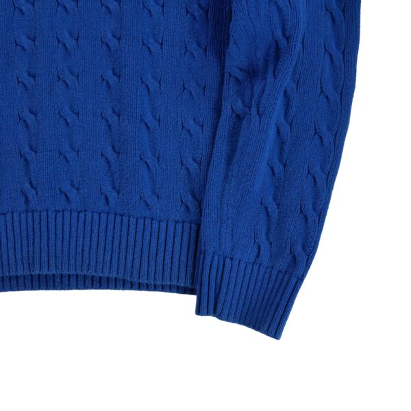 Pull femme manches longues bleu Polo Ralph Lauren Col Rond