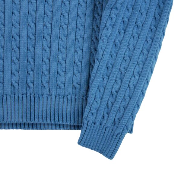 Pull femme manches longues bleu Polo Ralph Lauren Col Rond