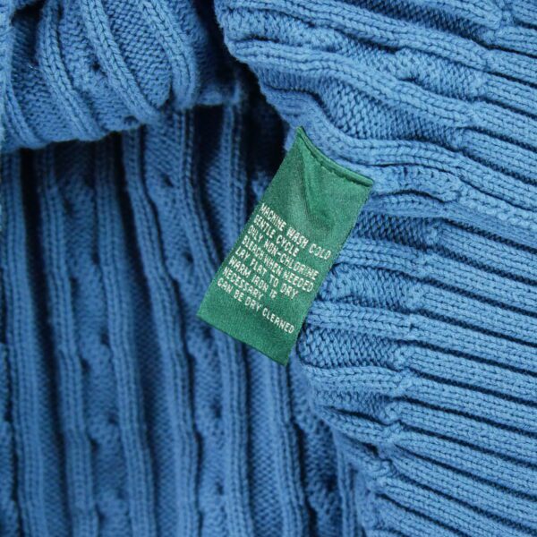 Pull femme manches longues bleu Polo Ralph Lauren Col Rond