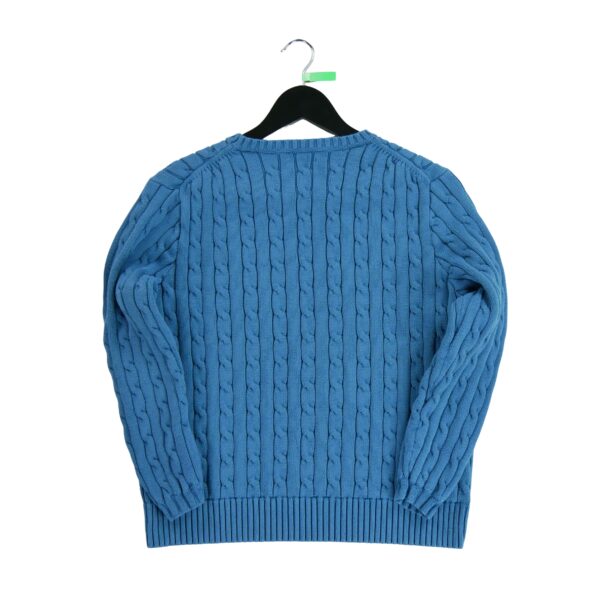Pull femme manches longues bleu Polo Ralph Lauren Col Rond
