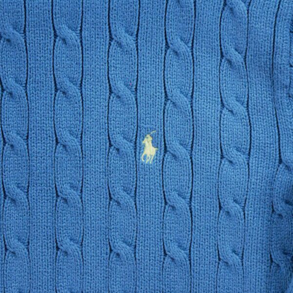 Pull femme manches longues bleu Polo Ralph Lauren Col Rond QWE0417