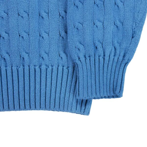 Pull femme manches longues bleu Polo Ralph Lauren Col Rond QWE0417