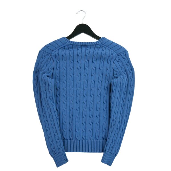 Pull femme manches longues bleu Polo Ralph Lauren Col V