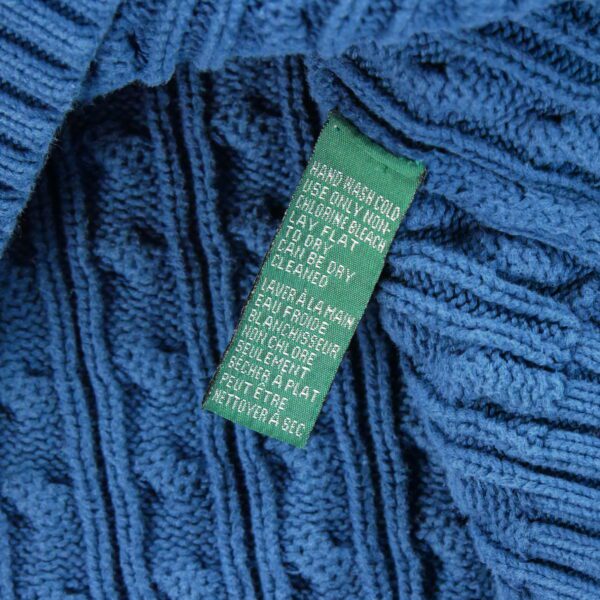 Pull femme manches longues bleu Polo Ralph Lauren Col V