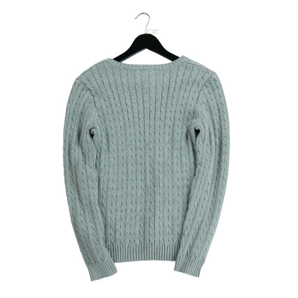 Pull femme manches longues gris Polo Ralph Lauren Col V