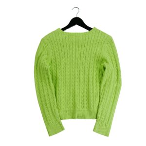 Pull femme manches longues jaune Polo Ralph Lauren Col Rond